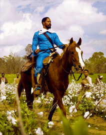 Django Freeman, sa tenue de Schtroumpf, son cheval et sa selle !